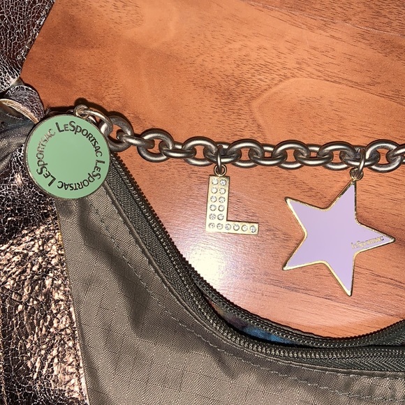 LeSportSac Purse with Charm Chain Detail - Picture 2 of 9